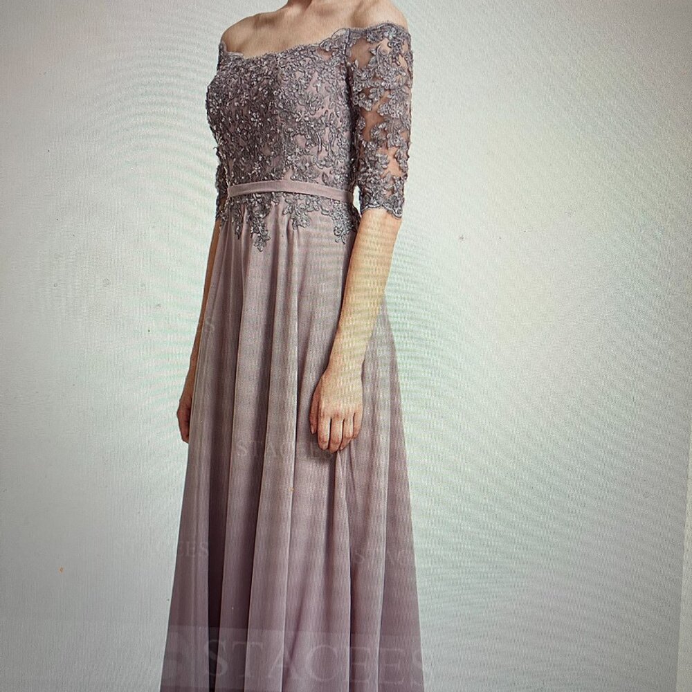 Slate Blue Dress - Picture 5 of 5